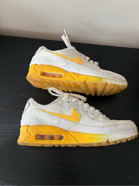 Nike Shoes - Nike women’s White and Yellow Air Max Style Sneakers